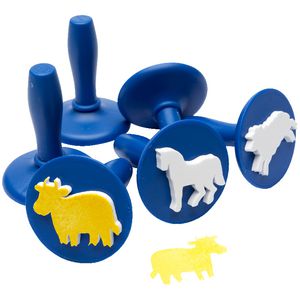 Educational Colours Paint Stampers Farm Animals 6 Pack