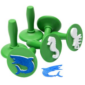 Educational Colours Paint Stampers Sealife 6 Pack