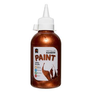 Educational Colours Rainbow Paint 250mL Metallic Copper