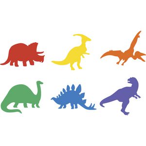 Educational Colours Dinosaur Stencils