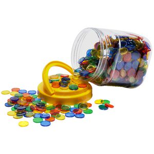Learning Can Be Fun Transparent Counters 1000 Pack