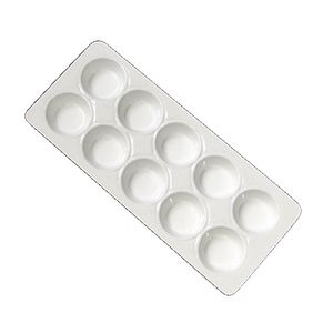 Educational Colours 10 Well Plastic Palette