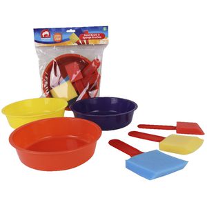 ELC Paint Bowls and Sponge Brushes 3 Pack
