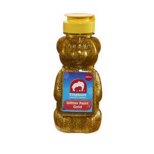 ELC Teddy Bear Glitter Paint Gold 250mL