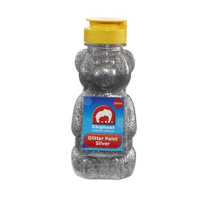 ELC Teddy Bear Glitter Paint Silver 250mL