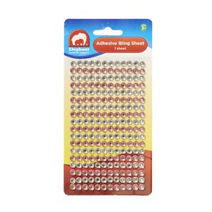 Elephant Learning Company Adhesive Bling Sheet
