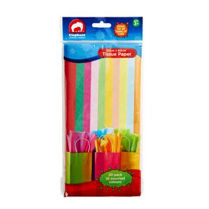 ELC Tissue Paper Assorted Colours 20 Pack