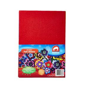 Elephant Learning Company A4 Felt Sheet Assorted 5 Pack