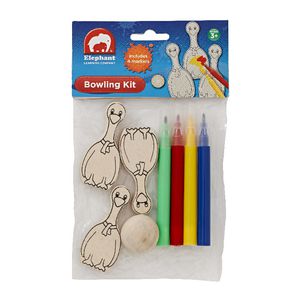 ELC Wooden Bowling Kit with Markers