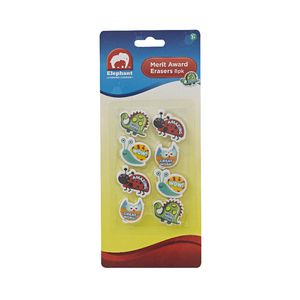 ELC Merit Erasers 8 Pack