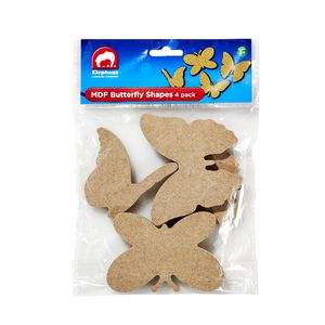 ELC MDF Shapes Butterfly 4 Pack