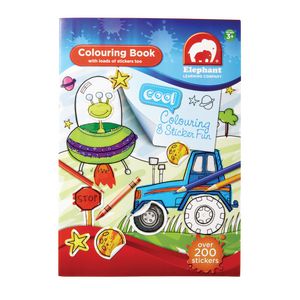 ELC A4 Cool Colouring and Sticker Fun Book