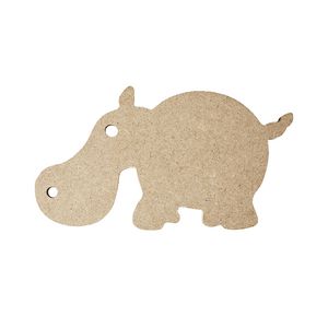 ELC MDF Shape Hippo