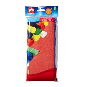 ELC Crepe Paper 50cm x 1m Assorted 6 Pack