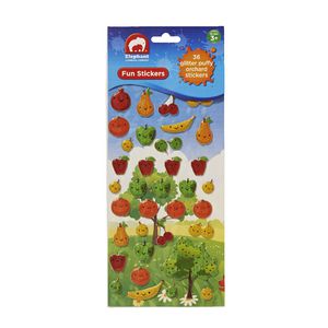 ELC Fun Stickers Glitter Puffy Orchard 36 Pack
