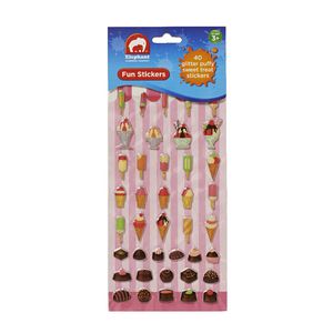 ELC Fun Stickers Glitter Puffy Sweet Treats 40 Pack