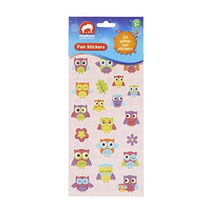 ELC Fun Stickers Glitter Owls 20 Pack