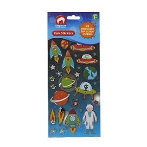 ELC Fun Stickers Embossed Foil Space 25 Pack