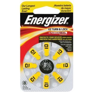 Energizer Hearing Aid 10 Battery 8 Pack