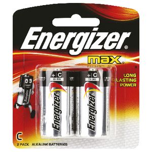 Energizer Max C Batteries 2 Pack