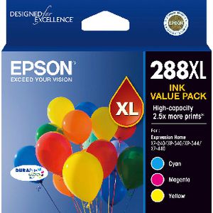Epson 288XL 3 Colour Value Pack