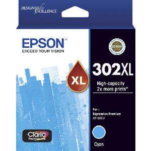 Epson 302XL Premium Ink Cartridge Cyan