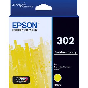 Epson 302 Premium Ink Cartridge Yellow