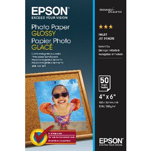 Epson 200gsm 6 x 4 Glossy Photo Paper 50 Sheet Pack