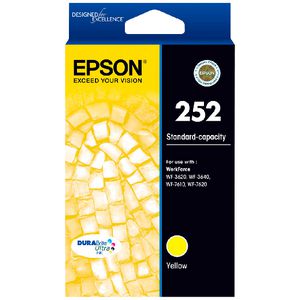 Epson 252 Ink Cartridge Yellow