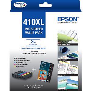 epson 410xl value pack officeworks skout 1m 1y 1bk yield 1c genuine yxl bxl mxl cxl paper ink au