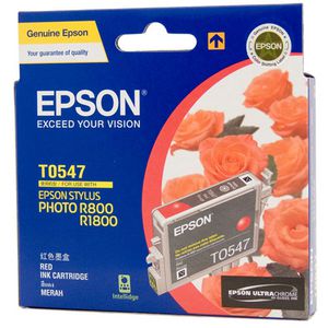 Epson Ink Cartridge Red T0547
