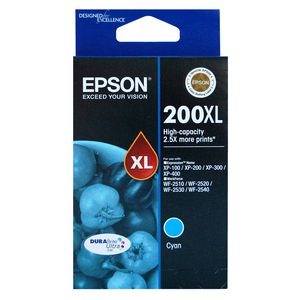 Epson 200 XL High Capacity Ink Cartridge Cyan