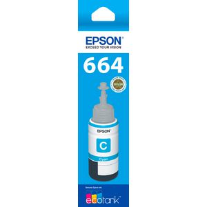 Epson T664 EcoTank Ink Bottle Cyan