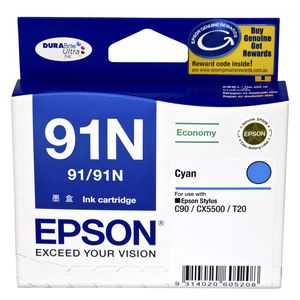 Epson 91 Ink Cartridge Cyan