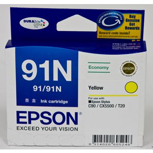 Epson 91 Ink Cartridge Yellow