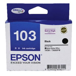 Epson 103 Extra High Capacity Ink Cartridge Black