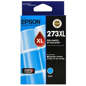 Epson 273XL High Capacity Ink Cartridge Cyan