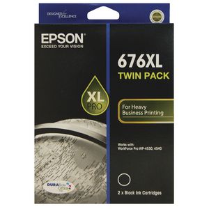 Epson 676XL Ink Cartridge Twin Pack