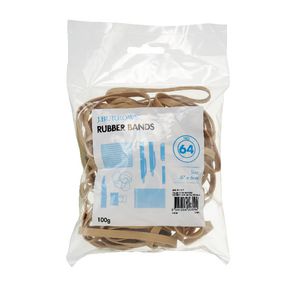 J.Burrows Size 64 Rubber Bands 100g