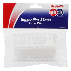 Quikstik Tagger Gun Pin 25mm 1000 Pack