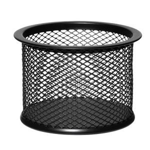 Esselte Mesh Paper Clip Holder Black
