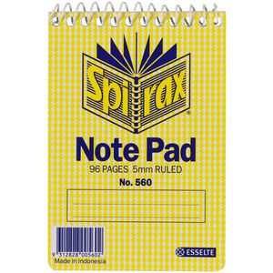 Spirax No. 560 Pocket Note Pad 96 Page 5 Pack