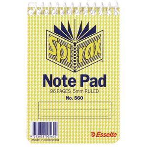 Spirax No. 560 Note Pad 96 Page