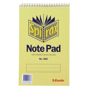 Spirax No. 563 Reporters Notebook 100 Page
