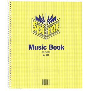 Spirax No. 567 Music Book