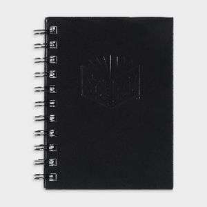 Spirax No. 510 A6 Hard Cover Notebook 100 Page Black