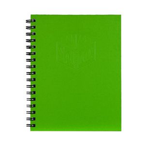 Spirax A5 Hard Cover Notebook 200 Page Green