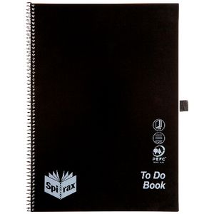 Spirax A4 PP To Do Book 140 Page