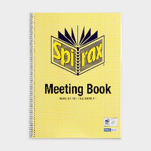 Spirax A4 Cardboard Meeting Book 140 Page