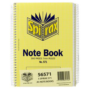 Spirax No.571 Notebooks 5 Pack